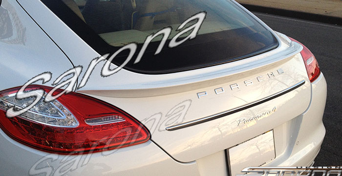 Custom Porsche Panamera  Sedan Trunk Wing (2010 - 2013) - $690.00 (Part #PR-010-TW)